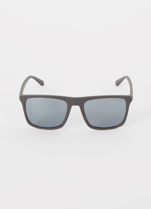 Armani Wayfarer zonnebril EA4097  - voorkant 2 donkergrijs