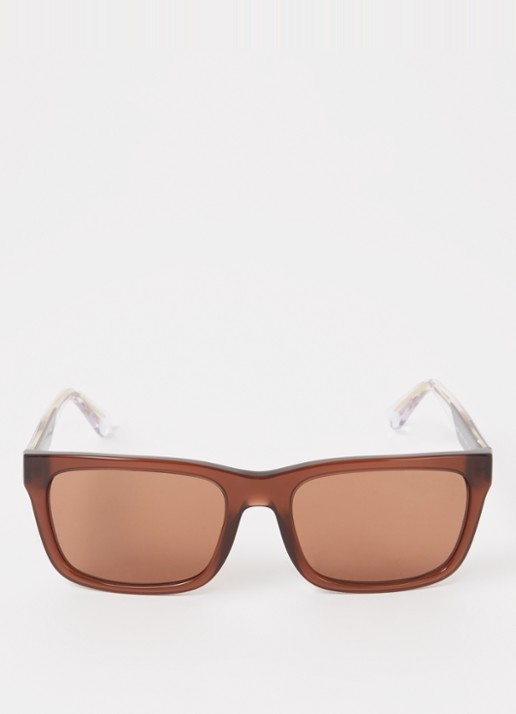 Armani Wayfarer zonnebril EA4224 - detail bruin
