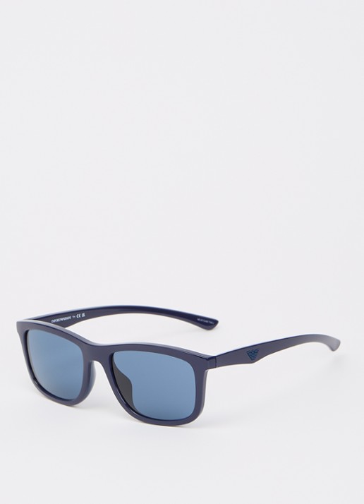Armani Wayfarer zonnebril EA4277U - voorkant 4 donkerblauw