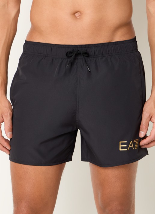 Armani Zwemshorts met logoprint  - detail 7 zwart
