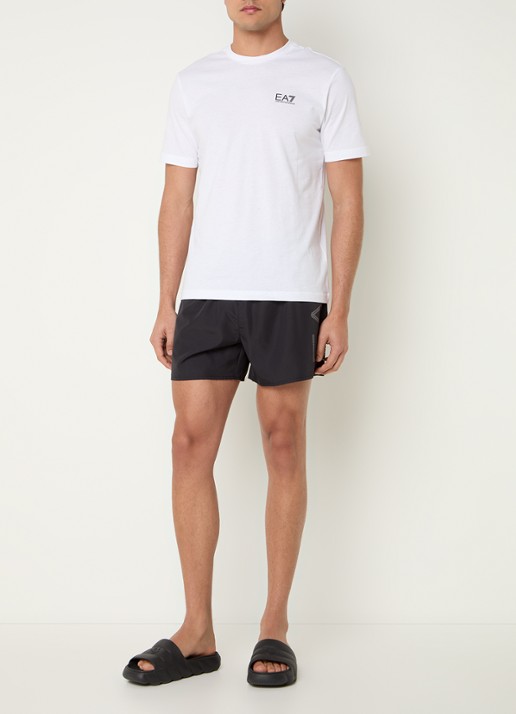 Armani Zwemshorts met logoprint - voorkant 4 zwart