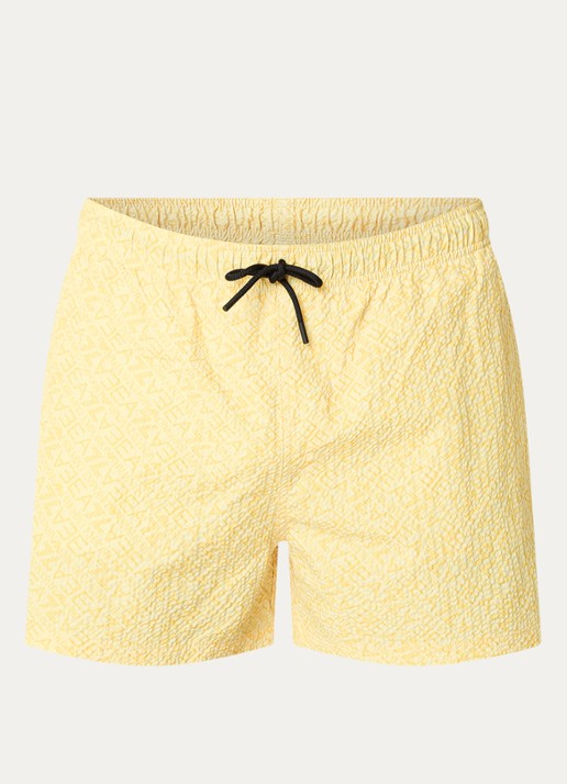 Armani Zwemshorts met logoprint - voorkant 3 lime