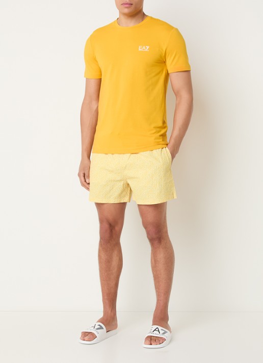 Armani Zwemshorts met logoprint - voorkant 4 lime