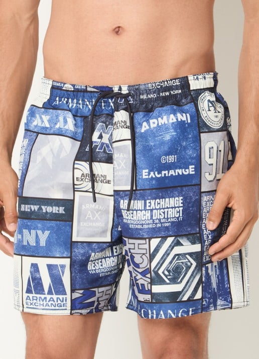 Armani Zwemshorts met print