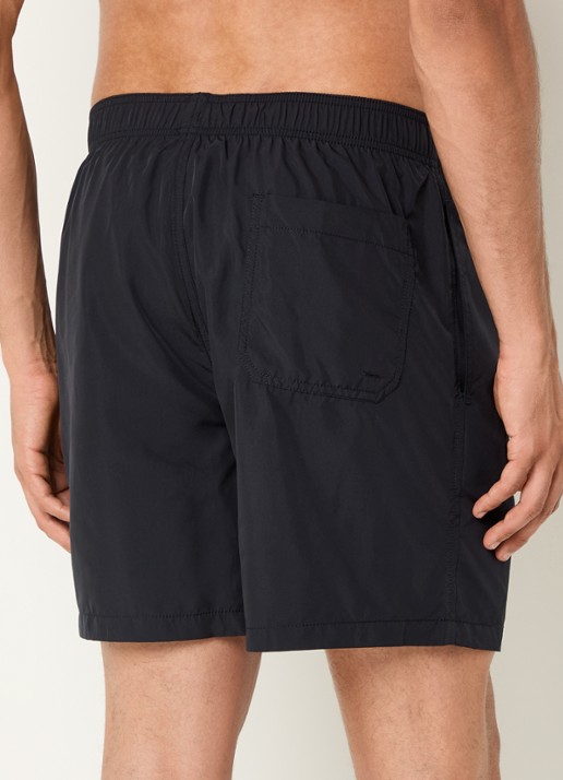 Armani Zwemshorts met steekzakken - achterkant donkerblauw