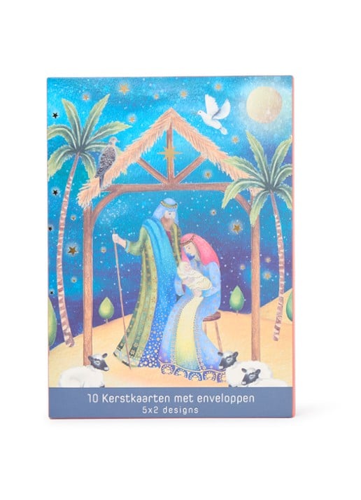 Art Group Goede doelen - 2 designs - kerstkaart met envelop - set van 10