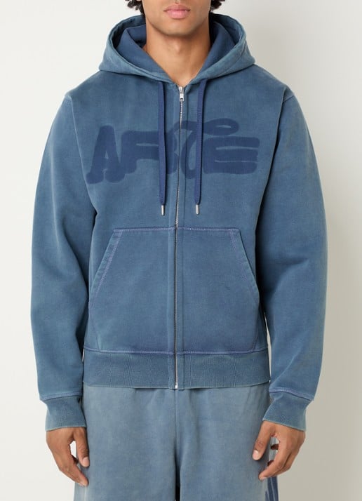Arte Antwerp Fadeout sweatvest met logoprint