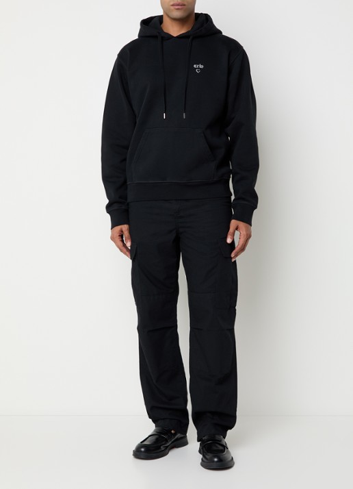 Arte Antwerp Heart hoodie met logo - voorkant 5 zwart