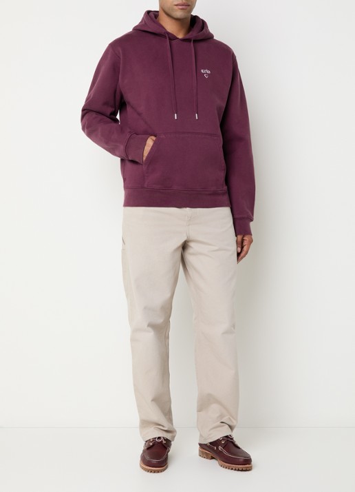 Arte Antwerp Heart hoodie met logo - voorkant 5 bordeauxrood