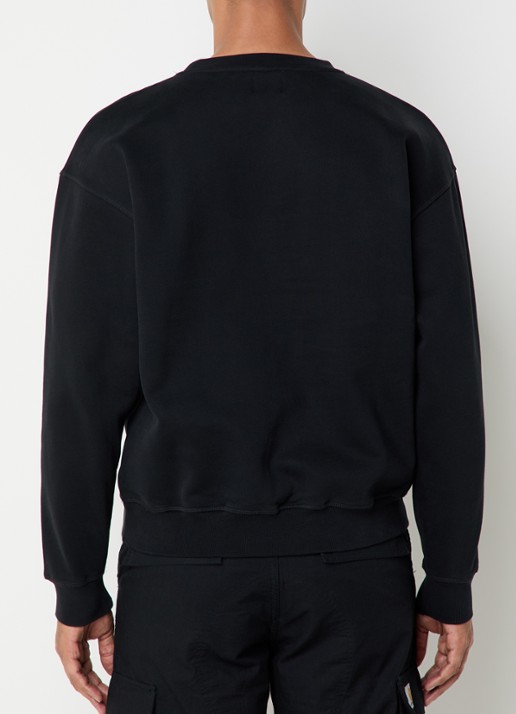 Arte Antwerp Heart sweater met logo - achterkant 3 zwart