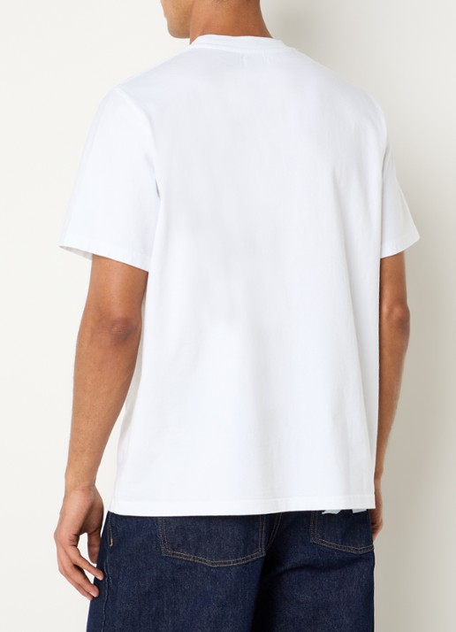 Arte Antwerp Heart T-shirt met logoborduring - achterkant 4 wit