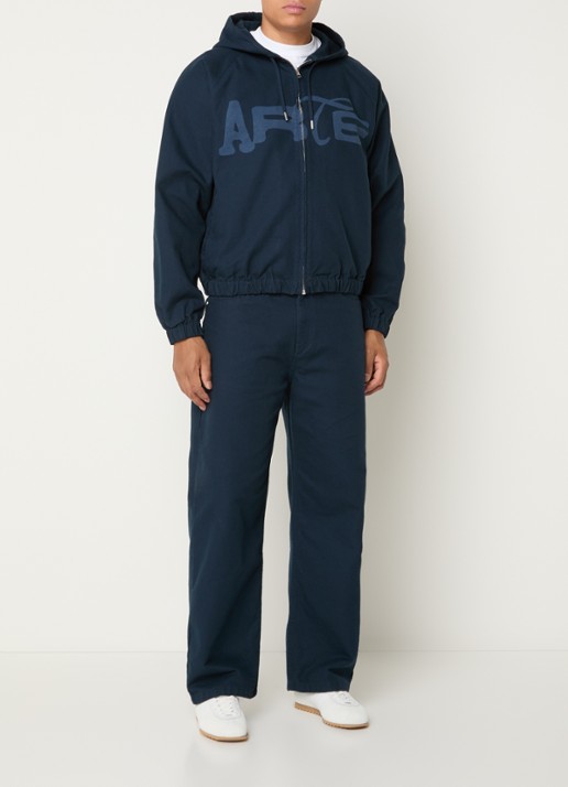 Arte Antwerp Jack met logoprint - voorkant 4 donkerblauw