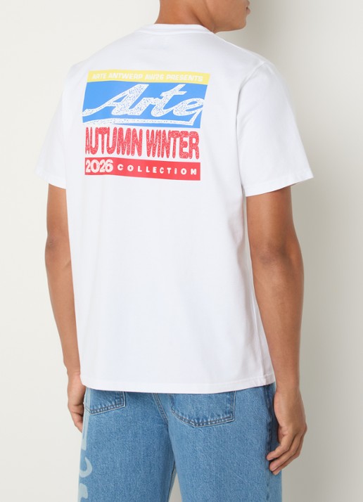 Arte Antwerp Presents T-shirt met backprint - detail wit