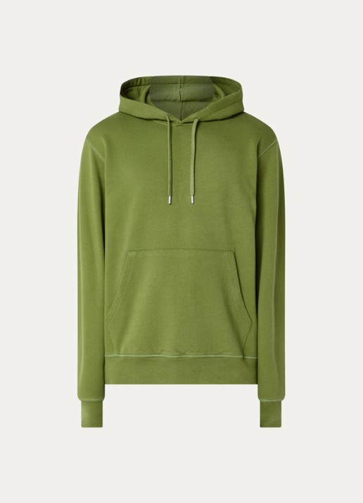 Arte Antwerp Receipt hoodie met backprint - voorkant groen