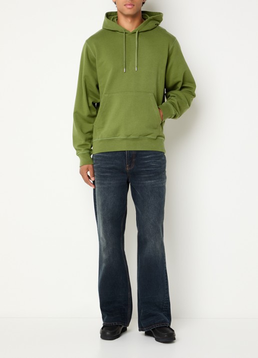 Arte Antwerp Receipt hoodie met backprint - voorkant 2 groen