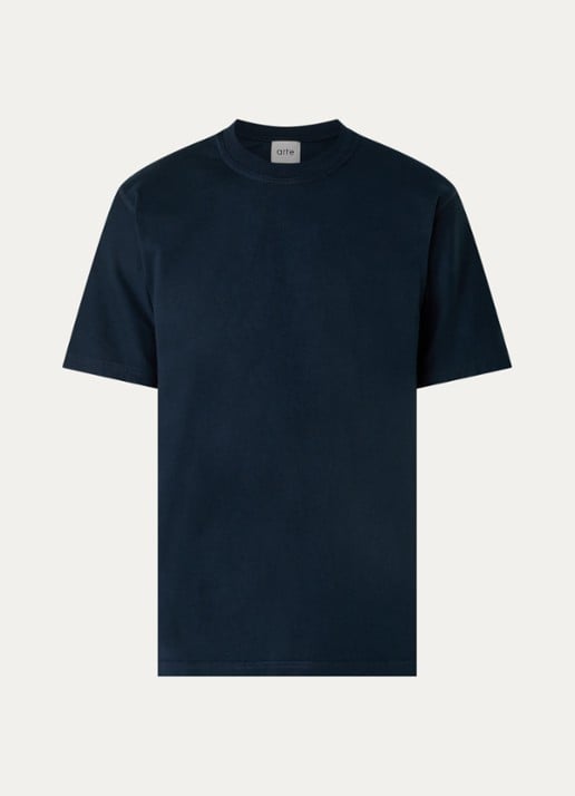 Arte Antwerp T-shirt met backprint - voorkant 3 donkerblauw