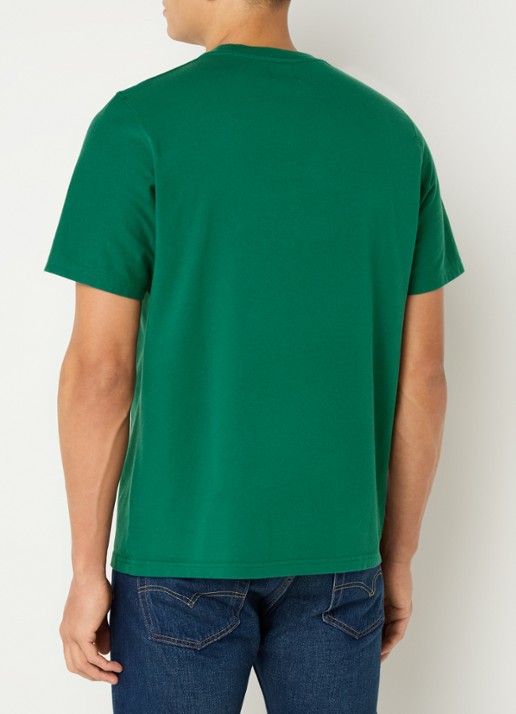 Arte Antwerp T-shirt met logoborduring - achterkant 2 donkergroen