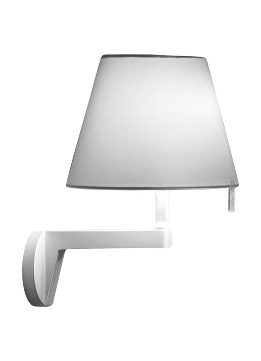 Artemide Melampo wandlamp met schakelaar - voorkant 3 metaal
