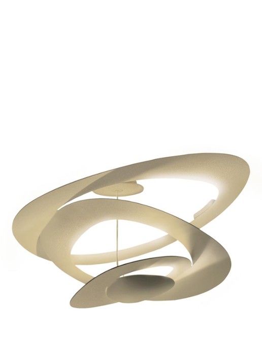 Artemide Pirce Mini Soffitto plafondlamp LED 3000K 78 x 72 x 38 cm - voorkant goud