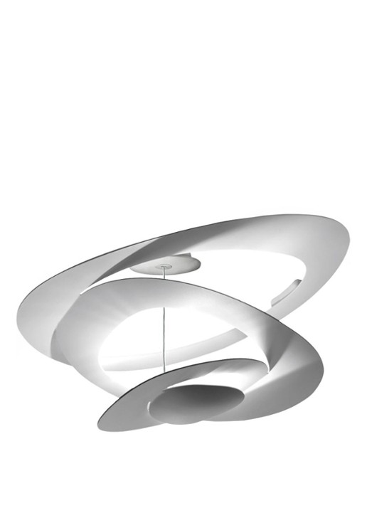 Artemide Pirce plafondlamp Halo wit - voorkant gebroken wit