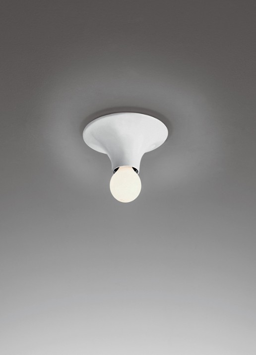 Artemide Teti wandlamp Ø14 cm - voorkant 2 oranje