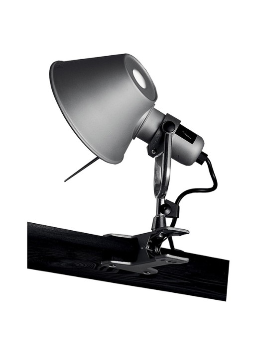 Artemide Tolomeo Pinza wandlamp 23 cm x Ø14,5 cm - voorkant metaal