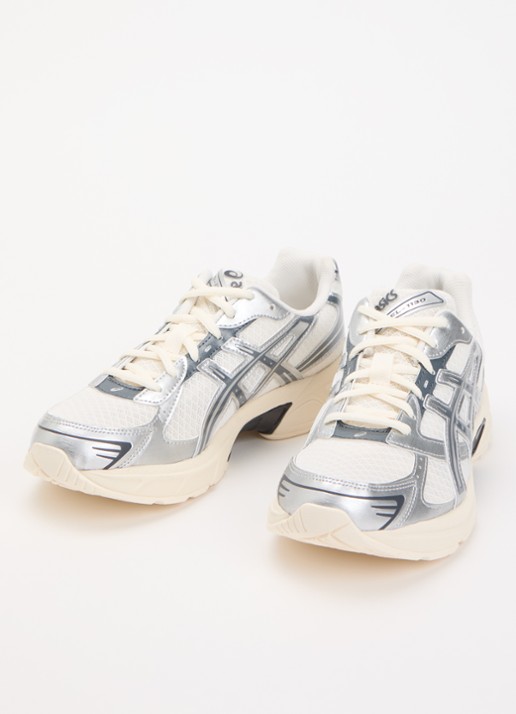 ASICS Gel-1130 sneaker met mesh details - detail 3 ivoor