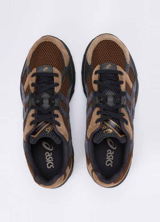 ASICS Gel-1130 sneaker met suède details - detail 3 donkerbruin