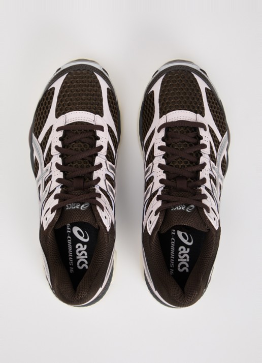 ASICS Gel-Cumulus 16 sneaker met mesh details - detail 2 donkerbruin