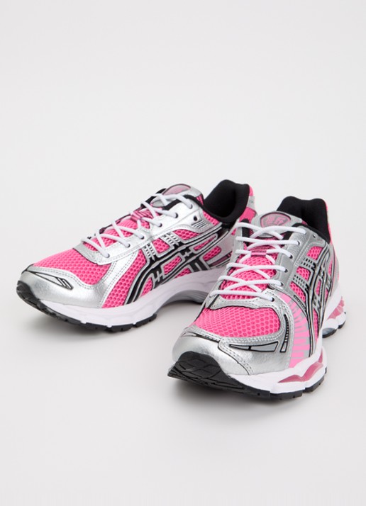 ASICS Gel-Kayano 12.1 sneaker met mesh en metallic details - detail fuchsia