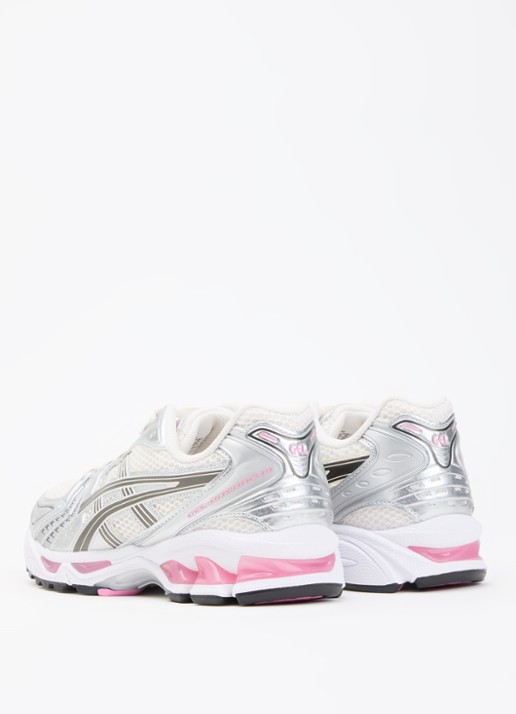 ASICS Gel-Kayano 14 sneaker met mesh details - achterkant 5 zilver