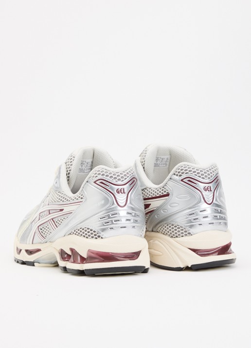 ASICS Gel-Kayano 14 sneaker met mesh details - achterkant ivoor