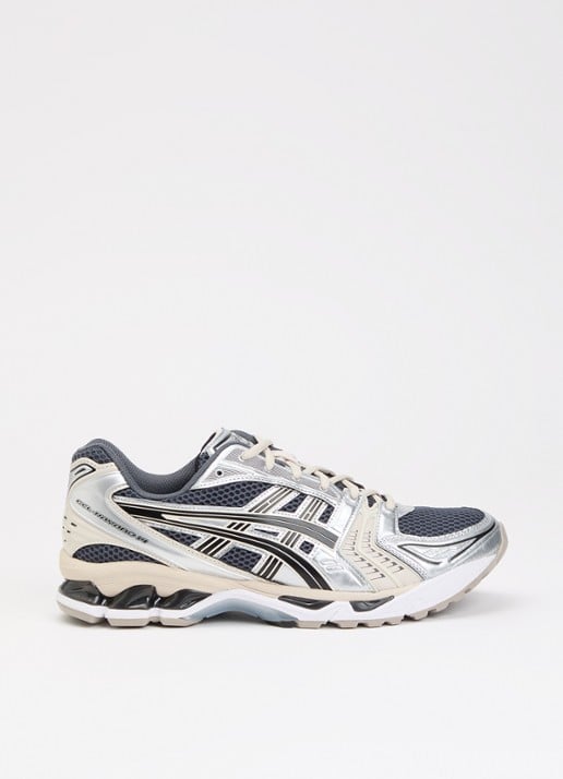 ASICS Gel-Kayano 14 sneaker met mesh details - voorkant 4 grijs