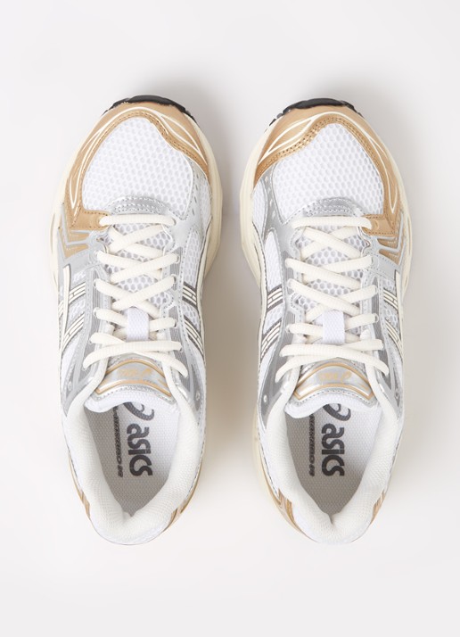 ASICS Gel-Kayano 14 sneaker met mesh en metallic details - detail 4 goud