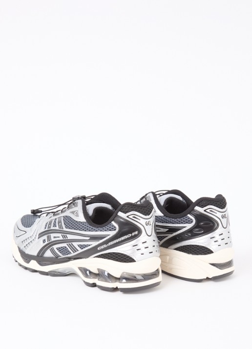 ASICS Gel-Kayano 14 sneaker met mesh en metallic details - achterkant zwart