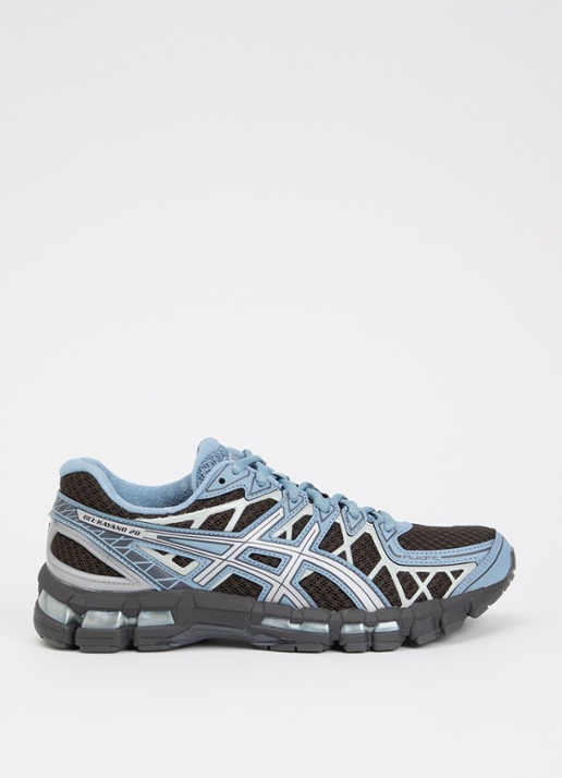 ASICS Gel-Kayano 20 sneaker met mesh details - voorkant 4 staalblauw