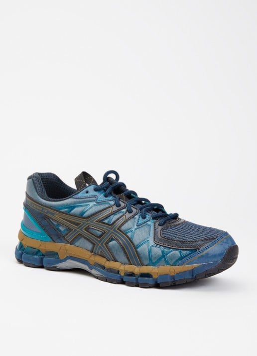 ASICS Gel-Kayano 20 sneaker met mesh details - voorkant 4 blauw