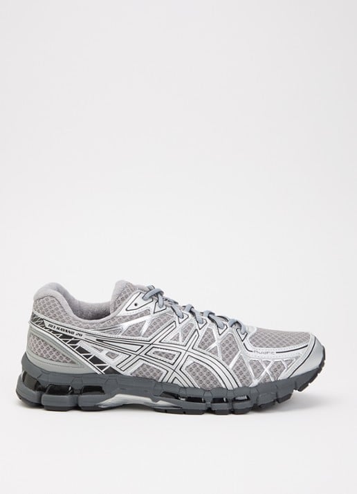 ASICS Gel-Kayano 20 sneaker met mesh details - voorkant grijs