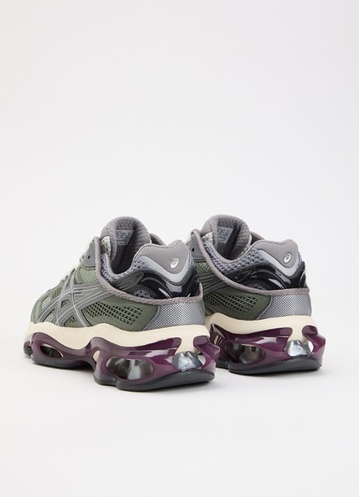ASICS Gel-Kinetic 2.0 sneaker met logo - achterkant legergroen
