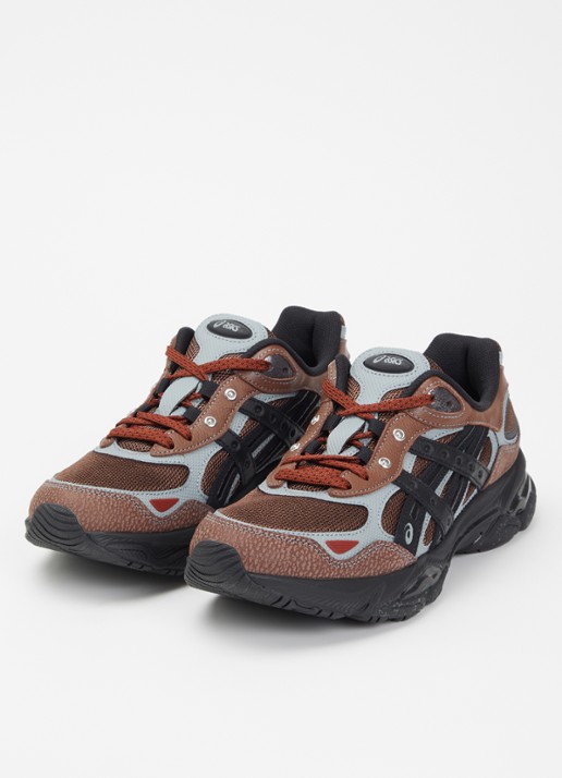 ASICS Gel-Nyc 2.0 sneaker met leren details - detail 3 donkerbruin