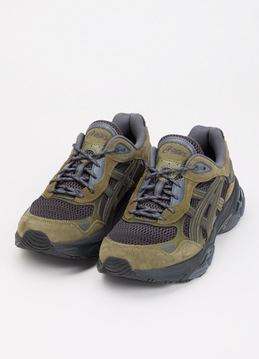 ASICS Gel-Nyc 2.0 sneaker met suède details - detail 2 bronsgroen