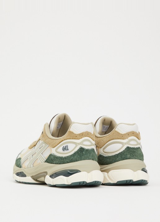 ASICS Gel-Nyc 2.0 sneaker met suède details - achterkant 5 gebroken wit