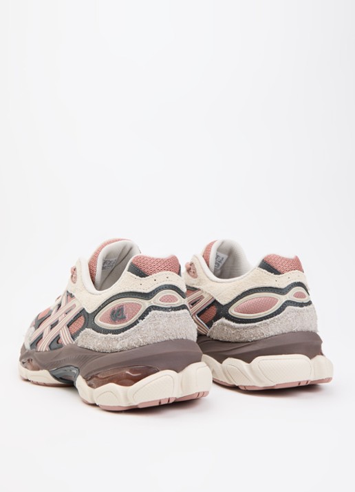 ASICS Gel-Nyc 2.0 sneaker met suède details - achterkant 5 beige