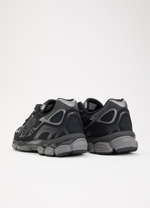 ASICS Gel-Nyc sneaker met details van suède - achterkant 2 antraciet