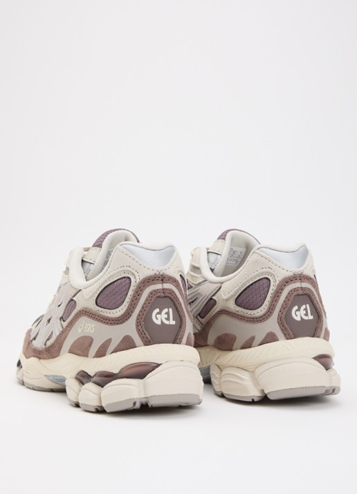 ASICS Gel-Nyc sneaker met suède details - achterkant bruin