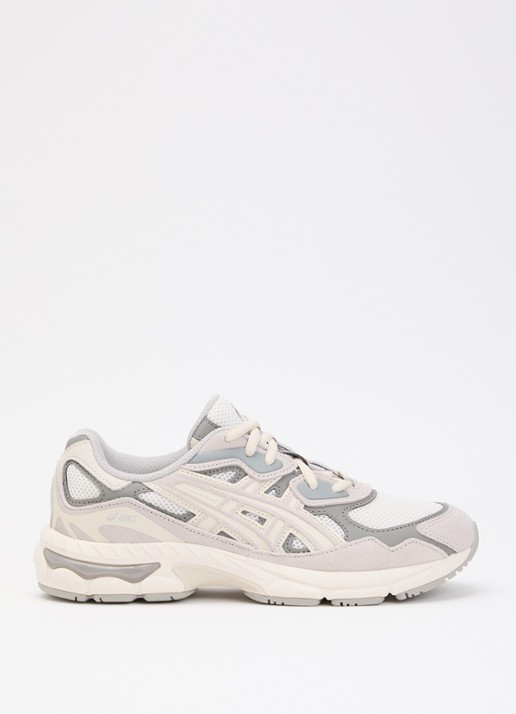 ASICS Gel-Nyc sneaker van mesh - voorkant gebroken wit