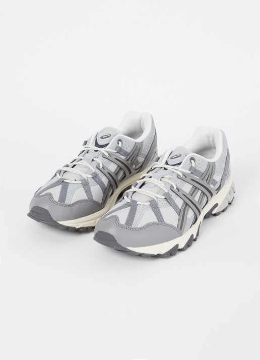 ASICS Gel Sonoma 15-50 hardloopschoen met suède details - detail 2 lichtgrijs