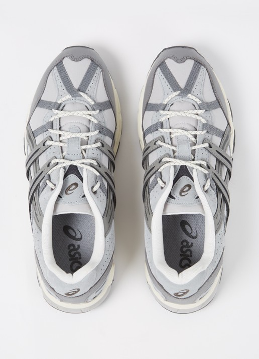 ASICS Gel Sonoma 15-50 hardloopschoen met suède details - detail 4 lichtgrijs