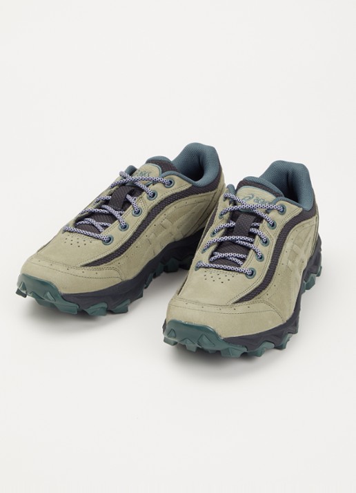 ASICS Gel-Transcend sneaker van suède - detail groen