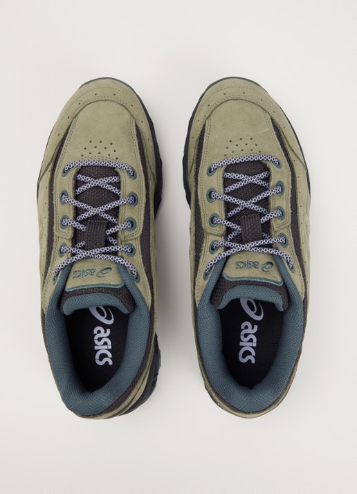 ASICS Gel-Transcend sneaker van suède - detail 2 groen